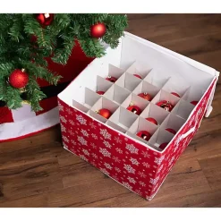 Sale Large Snowflake Ornament Storage Box Seasonal Storage
