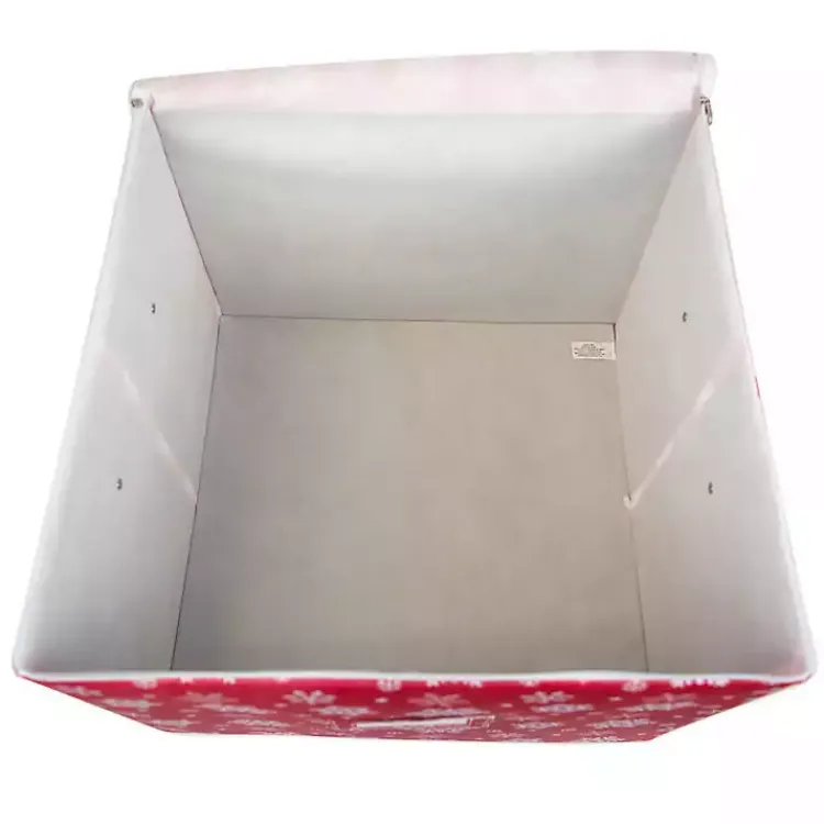 Sale Large Snowflake Ornament Storage Box Seasonal Storage