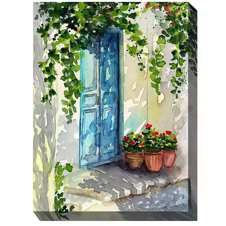 Kirklands Home Outdoor Wall Decor|Late Day Shadows Outdoor Canvas Art Print