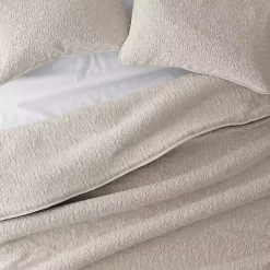 Kirklands Home Quilts|Latte Floral Stitch 2-pc. Twin Quilt Set Tan