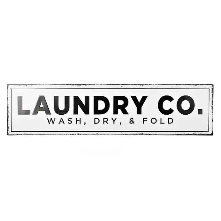 Kirklands Home Wall Quotes & Signs|Laundry Co. Metal Wall Plaque