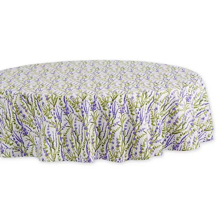 Kirklands Home Table Linens|Lavender Fields Round Tablecloth
