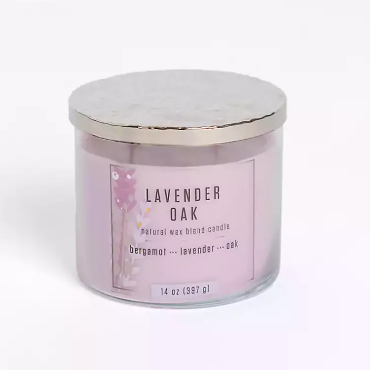 Sale Lavender Oak Triple Wick Jar Candle Candles