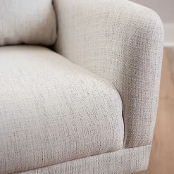 Kirklands Home Accent Chairs|Layla Vanilla Speckle Armchair Ivory