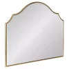 Kirklands Home Decorative Mirrors|Leanna Gold Arched Frame Mirror