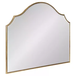 Kirklands Home Decorative Mirrors|Leanna Gold Arched Frame Mirror