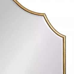 Kirklands Home Decorative Mirrors|Leanna Gold Arched Frame Mirror