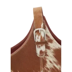 Discount Leather Hide Modern Magazine Rack Basket Baskets & Boxes