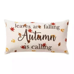 Sale Leaves are Falling Autumn is Calling Lumbar Pillow Fall