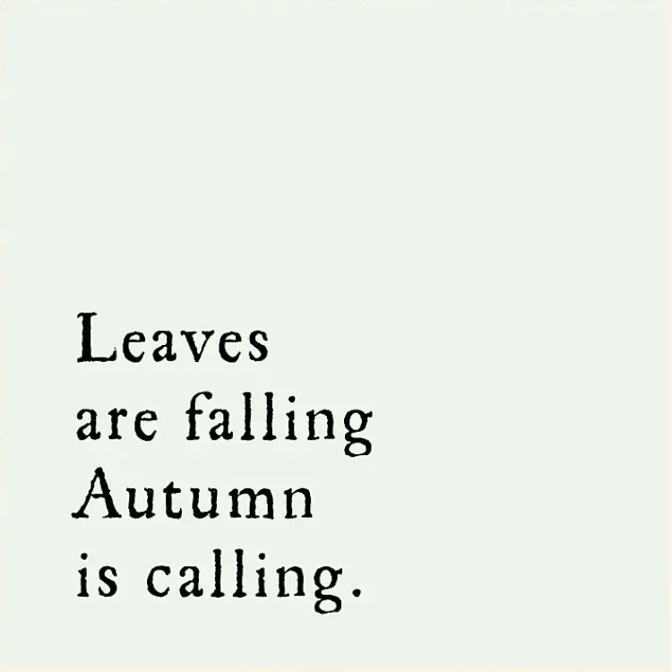 New Leaves Are Falling Poem Framed Wall Art Fall