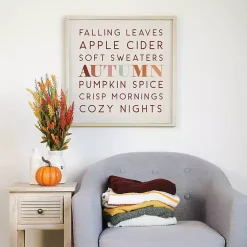 Online Leaves Cider Sweaters Framed Wall Plaque Fall