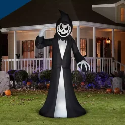 Sale LED Animated Reaper Halloween Inflatable, 9.5 ft. Halloween