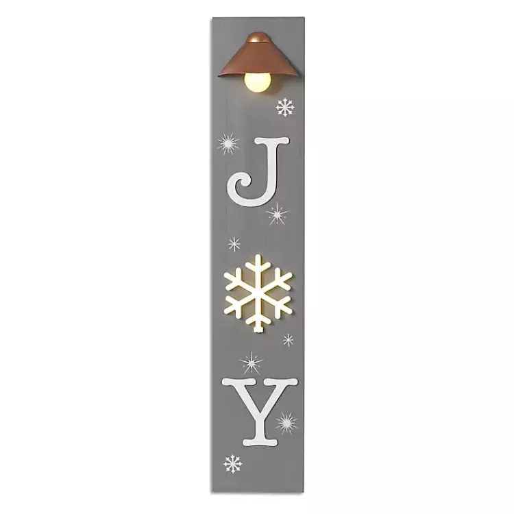 LED Christmas Joy Easel Porch Board Outdoor Christmas Decorations