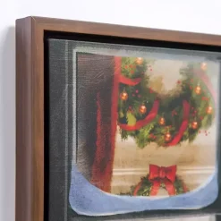 Best LED Christmas Window Scene Canvas Art Print Christmas Art & Wall Decor