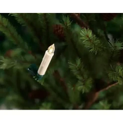 Outlet LED Clip-On Taper Candles, Set of 24 Christmas Ornaments