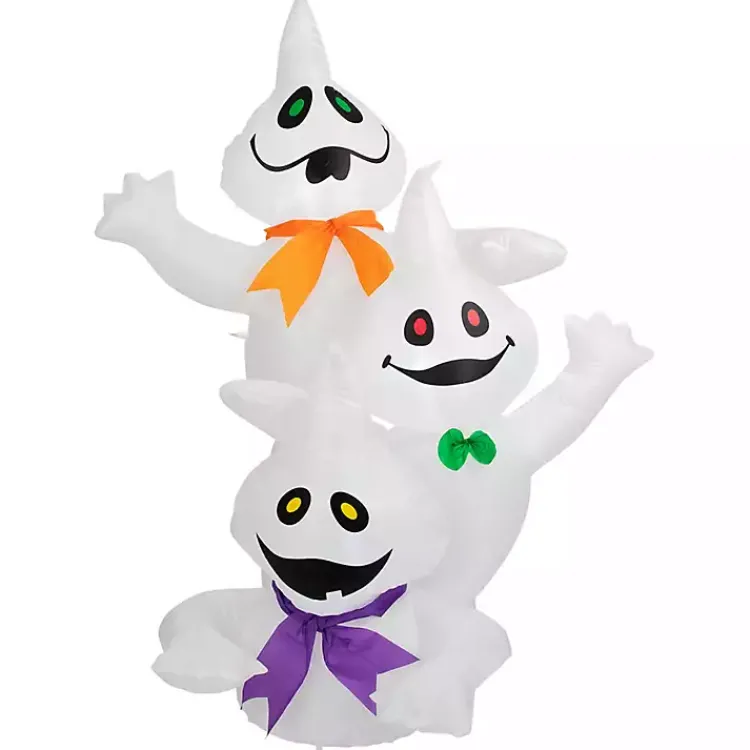 New LED Ghost Trio Outdoor Inflatable Halloween