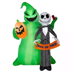 Sale LED Nightmare Before Christmas Inflatable, 6.5 ft. Halloween