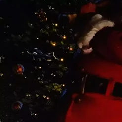 Outlet LED Santa with Gifts Canvas Art Print Christmas Art & Wall Decor