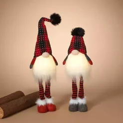 Online LED Standing Plush Gnome Decorations, Set of 2 Christmas Decorations