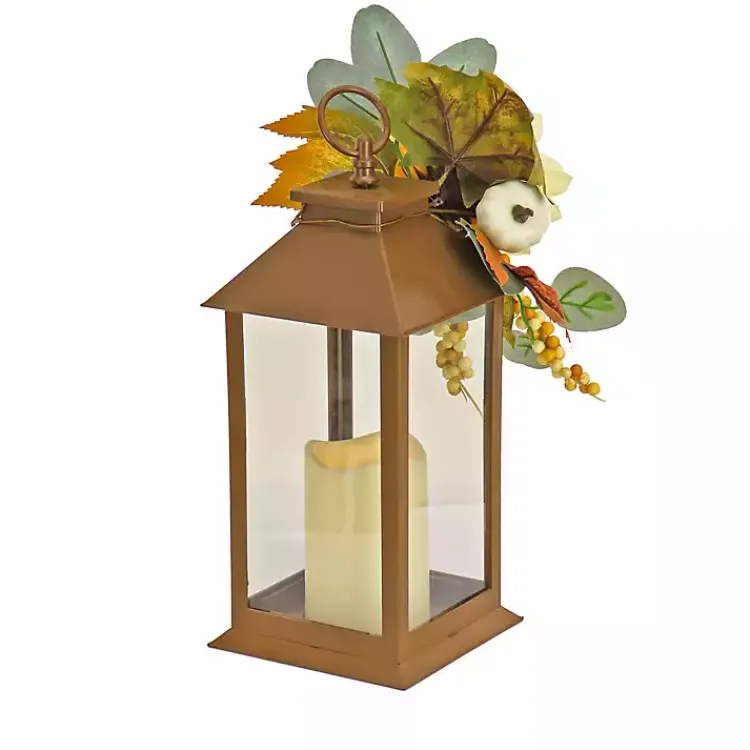 Sale LED Sunflower and Eucalyptus Lantern Fall