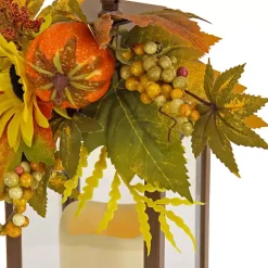 Discount LED Sunflower and Pumpkin Lantern Fall