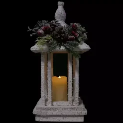 Clearance LED Christmas Lantern with Greenery Christmas Decorations