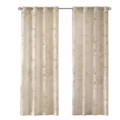 Kirklands Home Curtains & Drapes|Leilani Palm Leaf Curtain Panel, 84 in. Tan