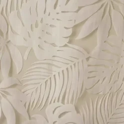 Kirklands Home Curtains & Drapes|Leilani Palm Leaf Curtain Panel, 95 in. Tan