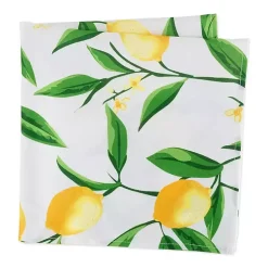 Kirklands Home Outdoor Dining|Lemon Bliss Outdoor Napkins, Set of 6