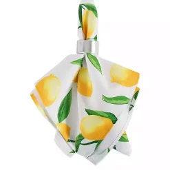 Kirklands Home Outdoor Dining|Lemon Bliss Outdoor Napkins, Set of 6