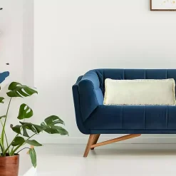 Discount Lemonade Handwoven Appen Lumbar Pillow Pillows