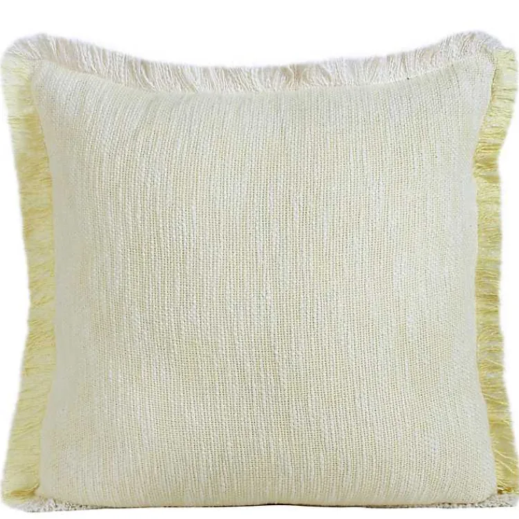 Discount Lemonade Handwoven Appen Throw Pillow Pillows