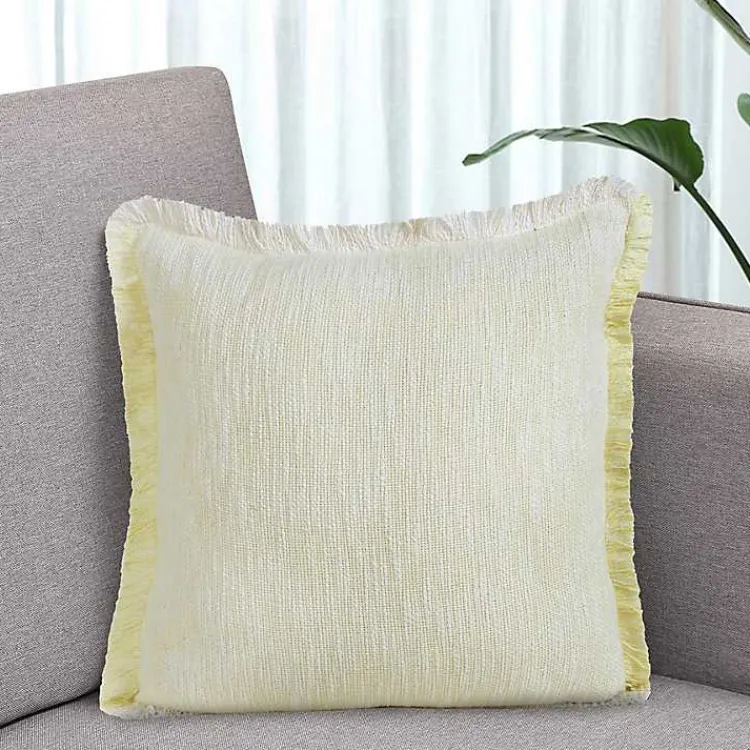 Discount Lemonade Handwoven Appen Throw Pillow Pillows