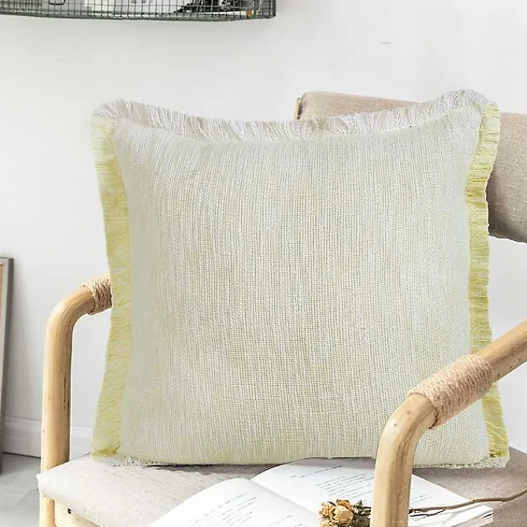 Discount Lemonade Handwoven Appen Throw Pillow Pillows