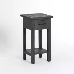 Kirklands Home Accent & End Tables|Leo Wood Accent Table Black