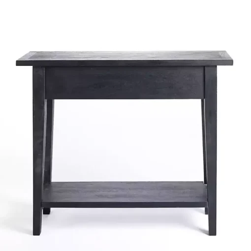 Kirklands Home Console Tables|Leo Wood Console Table Black