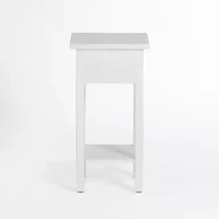 Kirklands Home Accent & End Tables|Leo Wood Accent Table White
