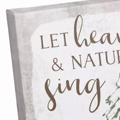 Online Let Heaven & Nature Sing Canvas Art Print Christmas Art & Wall Decor