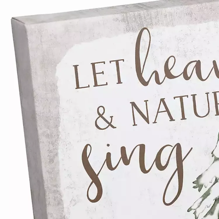 Online Let Heaven & Nature Sing Canvas Art Print Christmas Art & Wall Decor