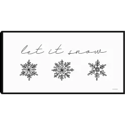 Online Let It Snow Christmas Wall Plaque Christmas Art & Wall Decor
