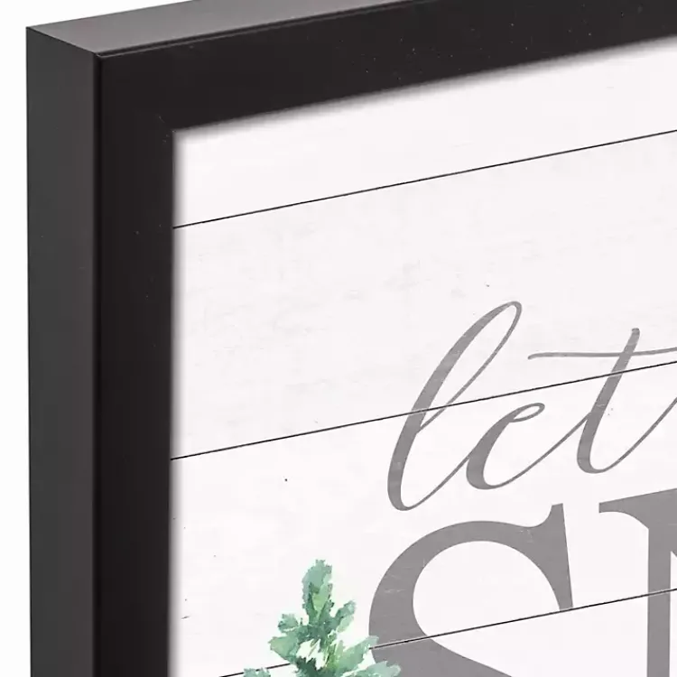 Let it Snow Framed Art Print Christmas Art & Wall Decor