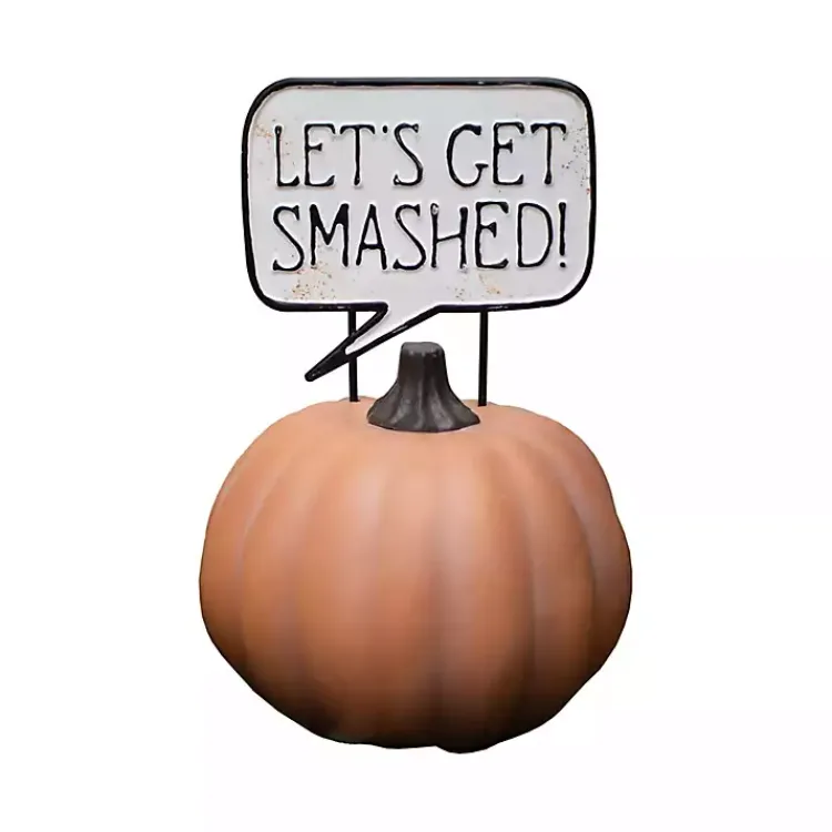 Online Let’s Get Smashed Metal Halloween Yard Sign Halloween