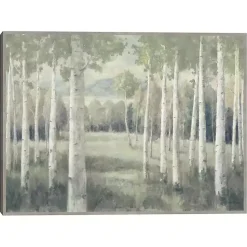 Kirklands Home Framed Art|Light Aspens Forest Framed Wall Art