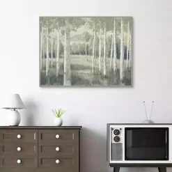 Kirklands Home Framed Art|Light Aspens Forest Framed Wall Art