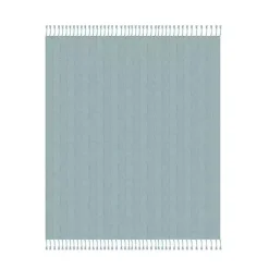 Hot Light Checkered Weave Fringe Throw Blankets & Throws