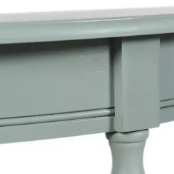 Kirklands Home Console Tables|Light Half Moon Tinslee Console Table Blue