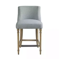 Kirklands Home Bar Stools & Counter Height Stools|Light Martha Stewart Delaney Counter Stool Blue