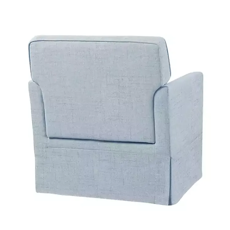 Kirklands Home Accent Chairs|Light Slipcover Armchair Blue