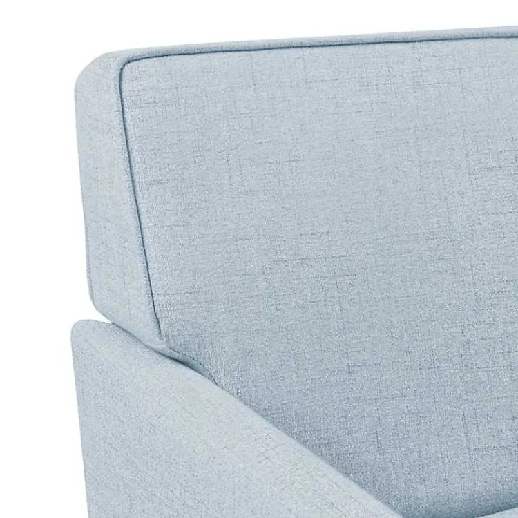 Kirklands Home Accent Chairs|Light Slipcover Armchair Blue