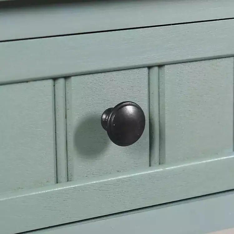 Kirklands Home Accent & End Tables|Light Wood Square Hampton Accent Table Blue